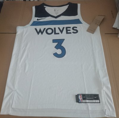 NBA 3 McDANIELS Minnesota Timberwolves Maillot blanc